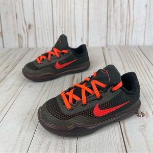 Nike Kobe 10 X Baby Size 8C Black Anthracite Crimson 726069-060 Toddler TD